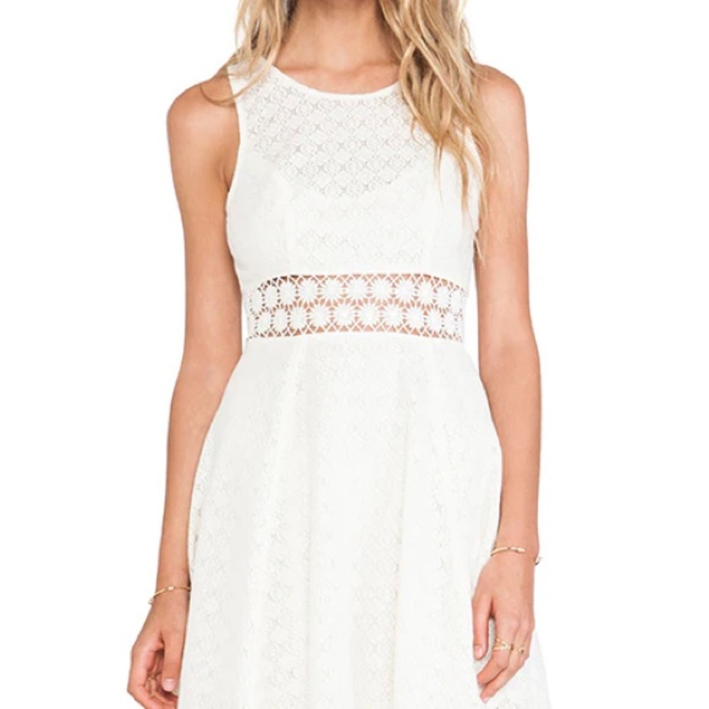 Free people daisy crochet dress